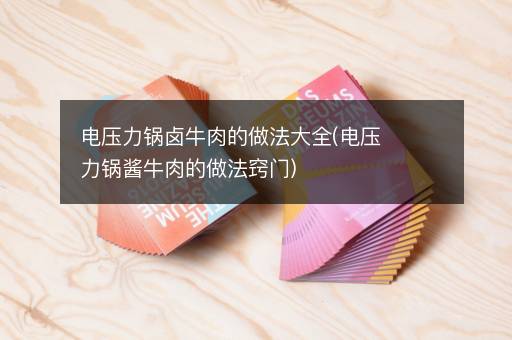 电压力锅卤牛肉的做法大全(电压力锅酱牛肉的做法窍门)