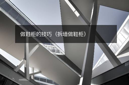 做鞋柜的技巧（拆墙做鞋柜）